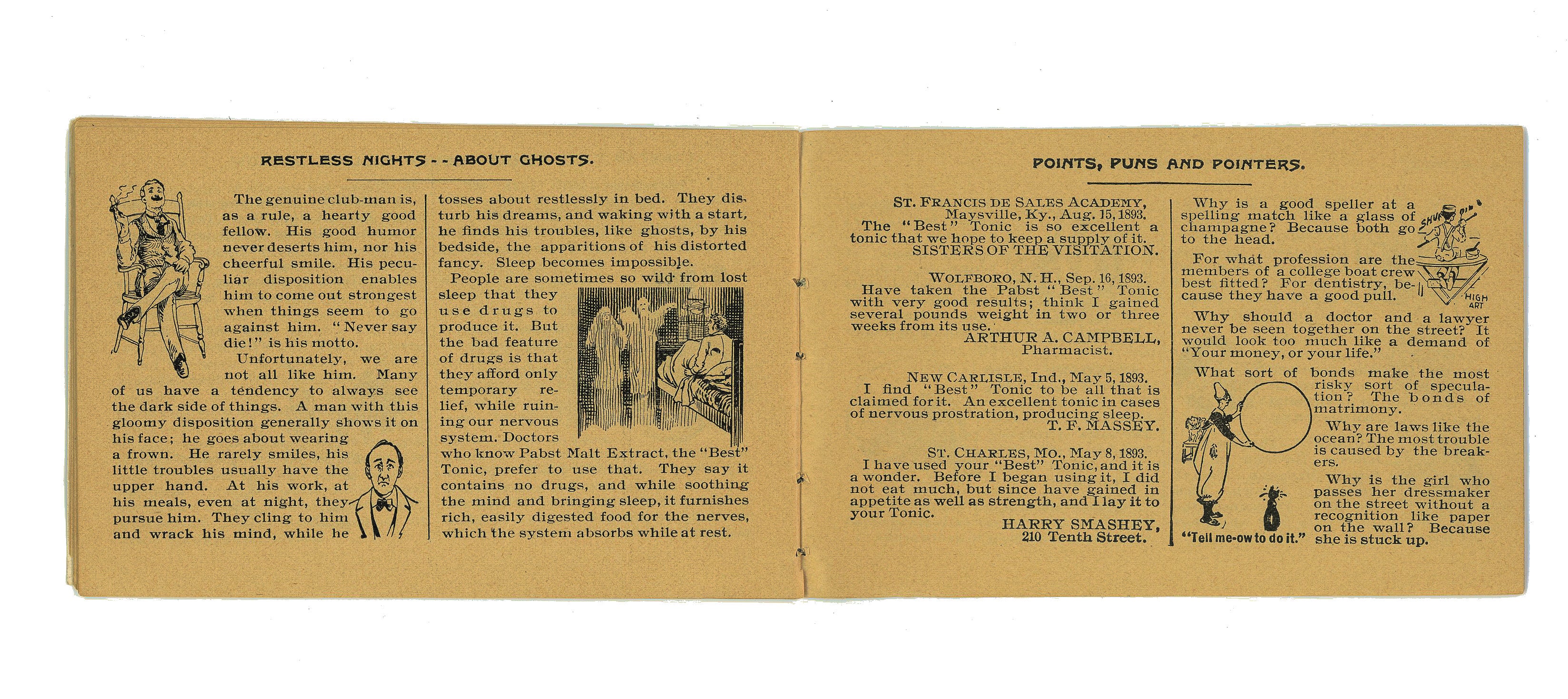 rare 1893 pabst brewing company columbian exposition pavillion "100 points of perfection" illustrated booklet