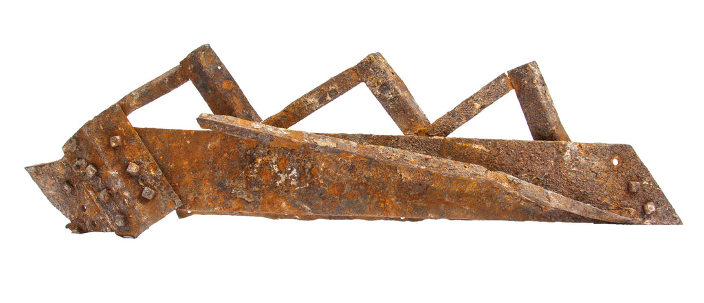 unearthed 1930s washington porter ii kiosk sphink riveted joint steel tower fragment