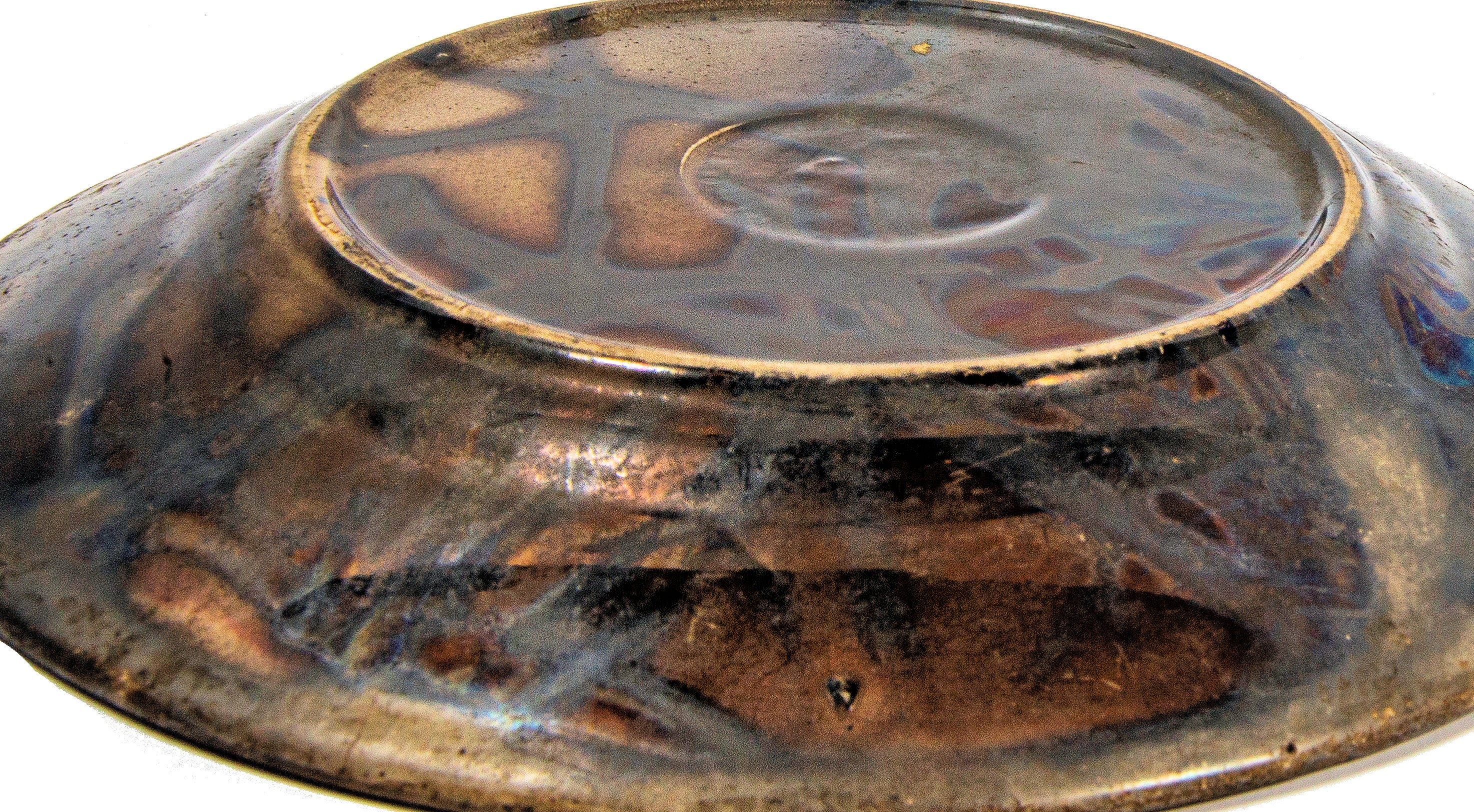 original 1871 great chicago fire "burnt district" china plate relic souvenir