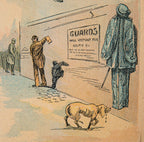 rare inter-ocean 1893 "scenes from the vanishing city" hand-colored lithograph