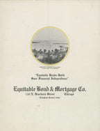 original promotional brochure for paul fredrick olsen's hotel stratford (1923), located at 4131 north sheridan road, chicago, il.