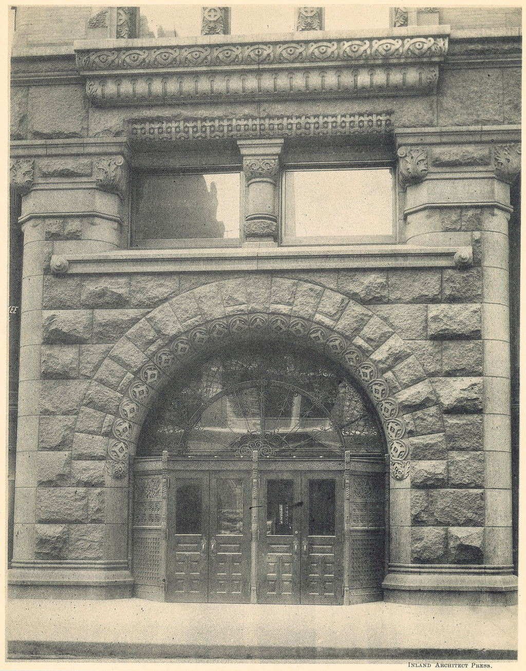 group of original burnham and root rookery building (1888) lithographic prints