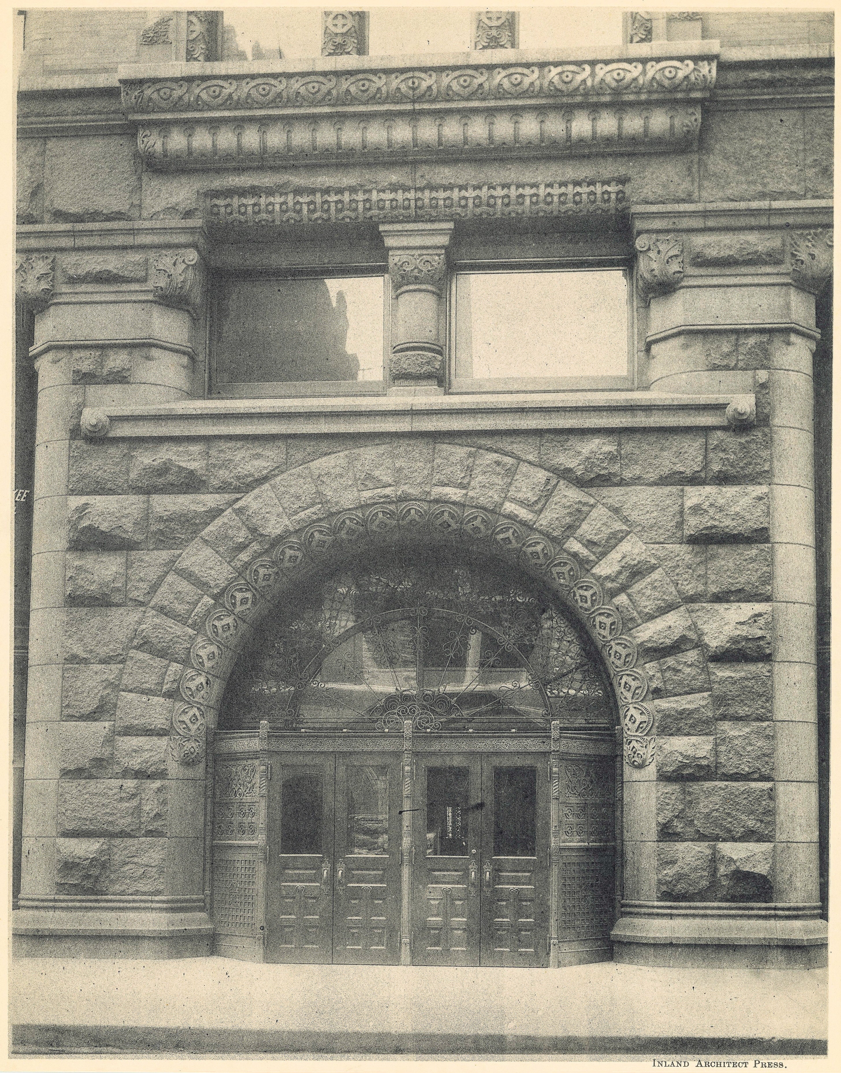 group of original burnham and root rookery building (1888) lithographic prints