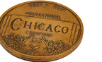 original cast bronze double-sided 1869-1969 chicago chapter american institute of architects centennial medal