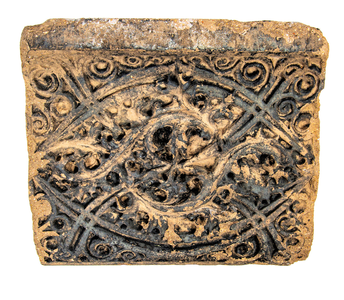 rare original louis h. sullivan-designed terra cotta ornament salvaged from the chicago stock exchange building by richard nickel