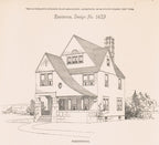 original and rare folio-sized late 19th century american beautifully illustrated co-operative building plan association's "building designs" portfolio
