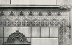 musuem-quality ornamental cast iron louis h. sullivan-designed 19th century gage building exterior storefront facade stringcourse section