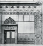 musuem-quality ornamental cast iron louis h. sullivan-designed 19th century gage building exterior storefront facade stringcourse section
