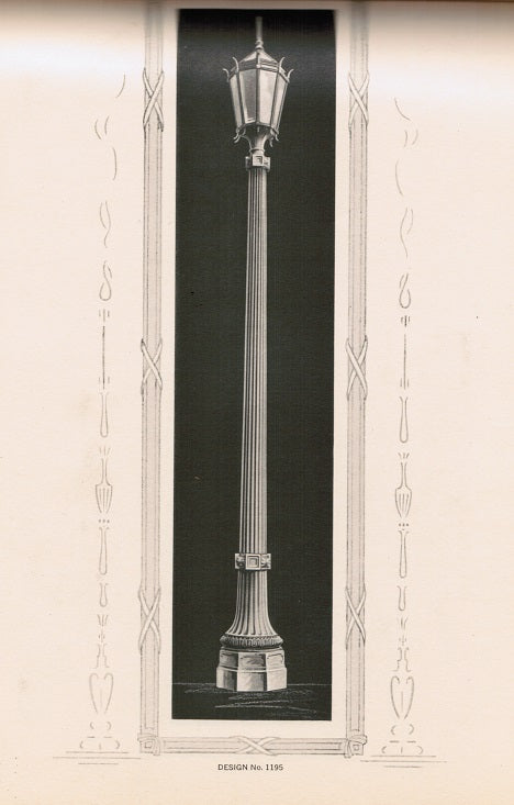 hard to find and heavily illustrated antique american early 20th century leatherbound general electric street lighting design booklet