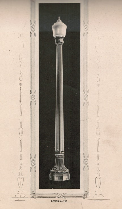 hard to find and heavily illustrated antique american early 20th century leatherbound general electric street lighting design booklet
