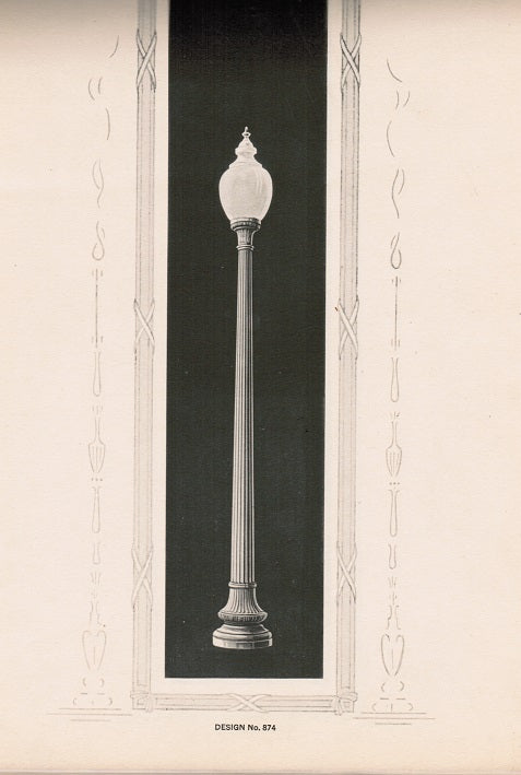 hard to find and heavily illustrated antique american early 20th century leatherbound general electric street lighting design booklet