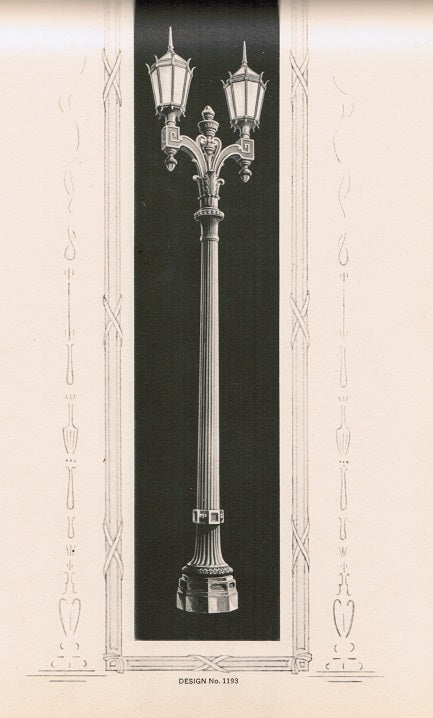 hard to find and heavily illustrated antique american early 20th century leatherbound general electric street lighting design booklet