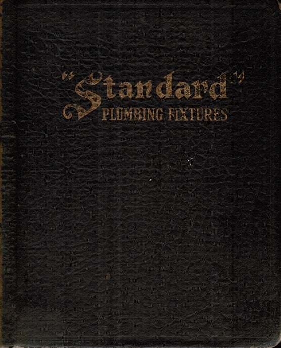 early 20th century highly illustrated "standard" brand american sanitary manufacturing company lavatory "plumbing fixtures" product catalog