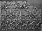 carefully cleaned and refinished historically important original ornamental cast iron louis h. sullivan-designed 19th century gage building exterior facade stringcourse section
