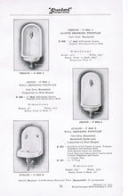 early 20th century highly illustrated "standard" brand american sanitary manufacturing company lavatory "plumbing fixtures" product catalog