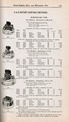 early 20th century antique american hardbound c. j. litscher electric company "electrical supplies" catalog no. 10