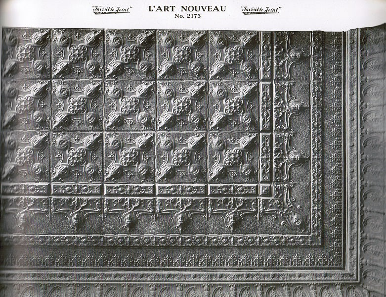 rare and highly sought after original c.1909 milwaukee artistic metal ceiling company extensive "walls and ceilings" ornamental metalwork catalog