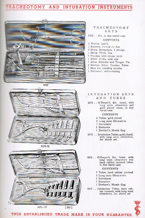 c. 1935 n. s. low and company's twenty-fourth edition "catalogue of surgical instruments of superior quality"