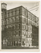 museum quality 1884 louis h. sullivan-designed exterior scoville building red slip glazed terra cotta lunette with segmented surround and deep undercuts