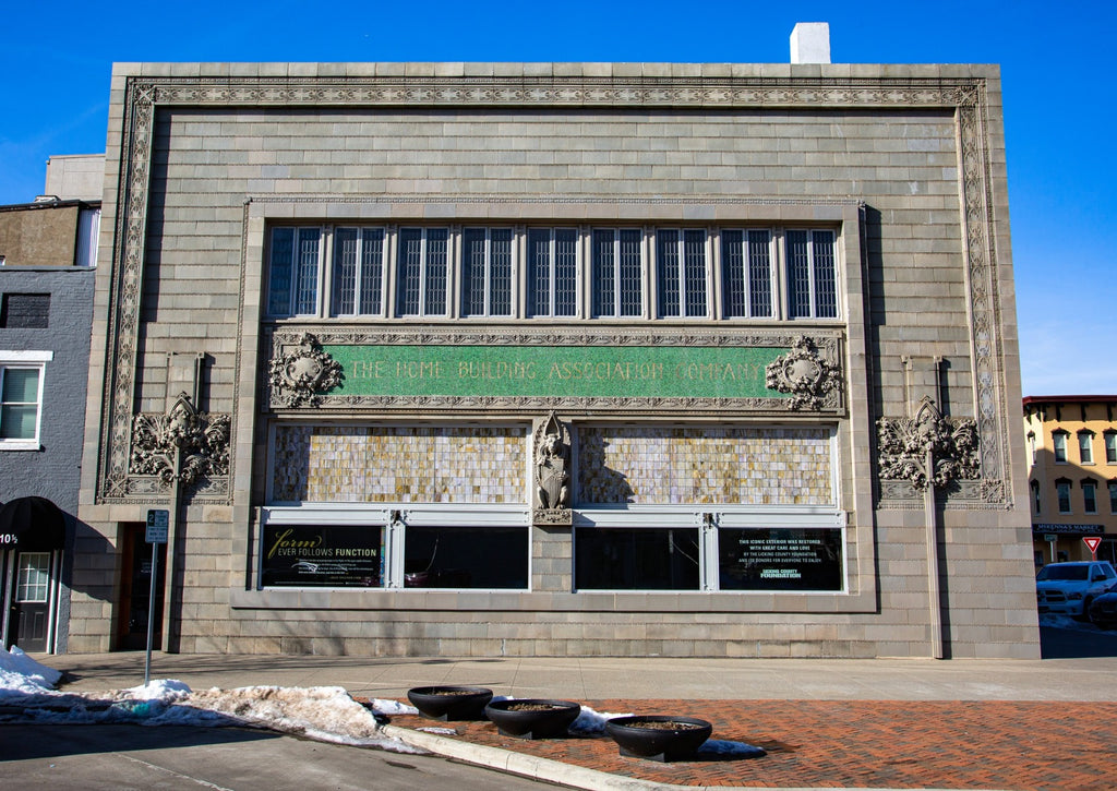 rare double-sided original musuem-quality 1914 louis h. sullivan-designed terra cotta ornament from home building association bank