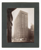 original dark brown anderson pressed brick from burnham and root's monadnock building (north half, 1891)