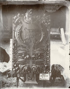 musuem quality louis h. sullivan-designed eli b. felsenthal store and flats terra cotta cornice assemblage