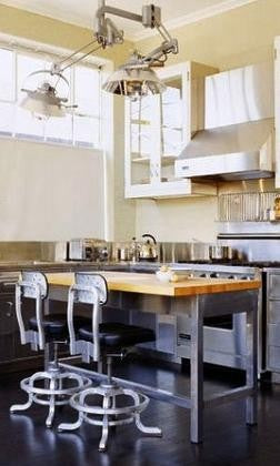 hard to find completely intact vintage american industrial cook county hospital double-arm articulating surgical ceiling light