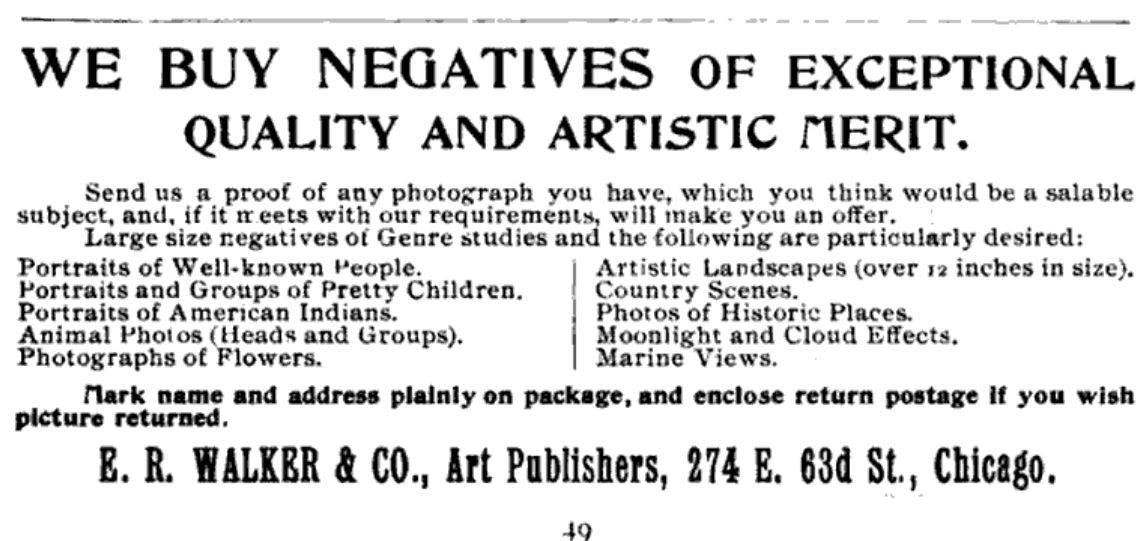 rare original oversized late 19th century burnham & root's masonic temple (demolished) albumen print by e.r. walker & company