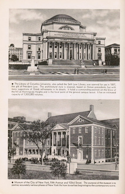 out of print original early 20th century photo-booklet containing several views of beautiful new york " the wonder city"