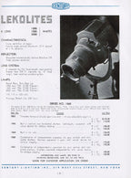 highly detailed all original c. 1937 century lighting inc lighting for theatres, motion pictures, photo studios catalog