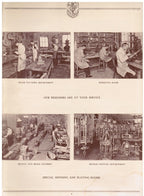 rare and unusual early 20th century midwest metal art company's "lighting fixtures and art metal work" illustrated softbound catalogue