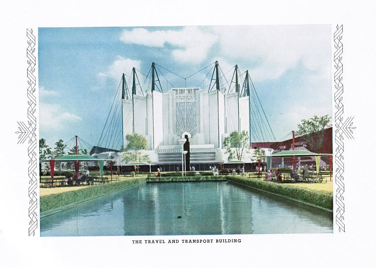 original limited edition chicago 1933-34 chicago fair pictorial booklet "official pictures in color, a century of progress"
