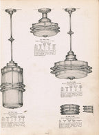rare early 20th century branham, mareck and duepner, inc. commercial lighting catalog no. 39