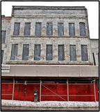 pair of original matching pre-chicago fire union foundry ornamental cast iron interior commercial building capital floral leaf fragments with a thoroughly cleaned and brushed metal finish