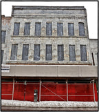 remarkable mid-1870's original and intact interior chicago commercial building corinthian style refinished cast iron capital with original oak wood post segment