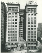 rare cast bronze 1892 union trust building first floor lobby interior office passage door sullivan-designed doorknob backplate