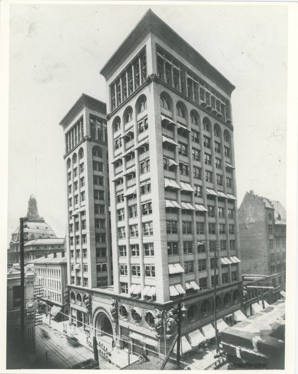 original frank lloyd wright-designed terra cotta ornament salvaged from adler and sullivan's union trust building (1893)