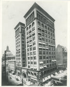 original louis h. sullivan-designed ornamental cast iron customized union trust building doorknob and backplate