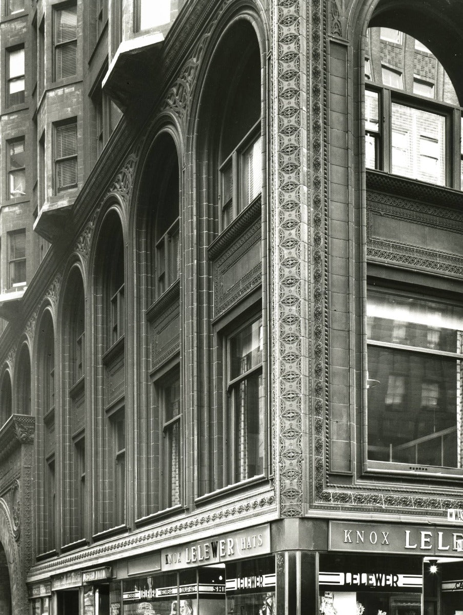 original hard to find louis h. sullivan-designed chicago stock exchange building terra cotta fragment