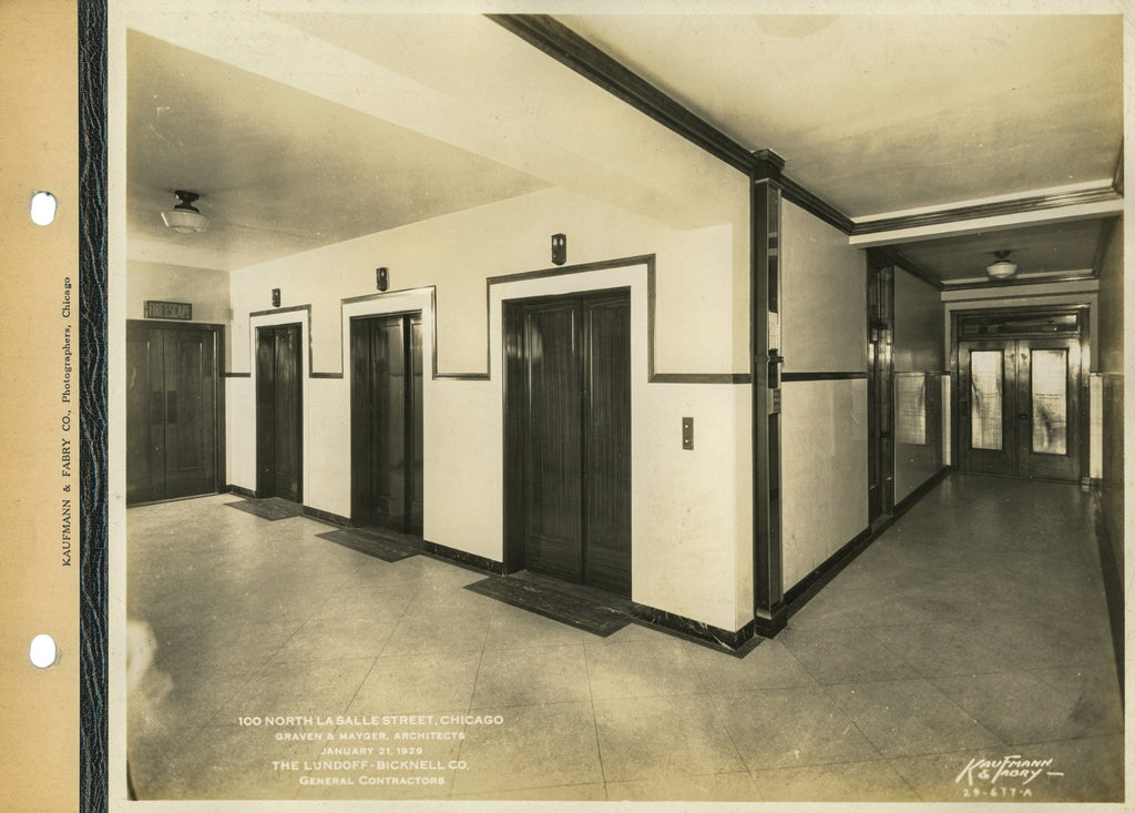 kaufmann and fabry photographic images of 1929 lawyer's building