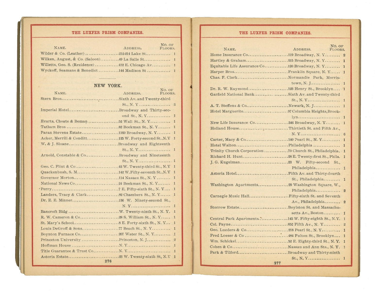 seldom found original 1898 pocket hand-book of electro-glazed luxfer prisms for luxfer prism company