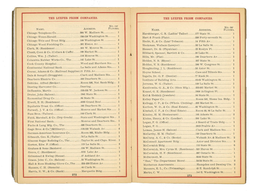 seldom found original 1898 pocket hand-book of electro-glazed luxfer prisms for luxfer prism company