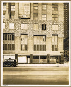 diminutive historically important cast bronze loan & robertson new york city chanin building elevator grille
