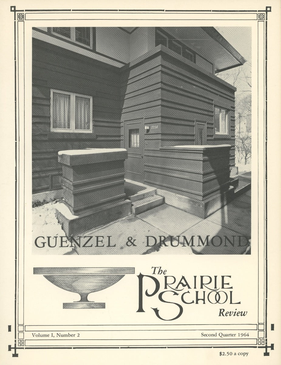 complete volume of  chicago-based prairie school review magazine, beginning in 1964 and ending in 1975