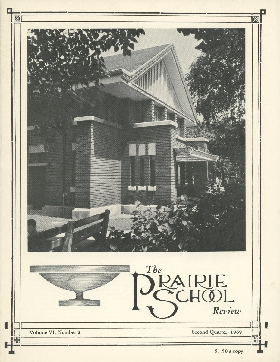 complete volume of  chicago-based prairie school review magazine, beginning in 1964 and ending in 1975