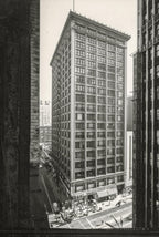 rare later 19th century original holabird and roche-designed custom cast bronze republic building office door unit lock