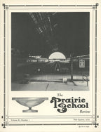 complete volume of  chicago-based prairie school review magazine, beginning in 1964 and ending in 1975
