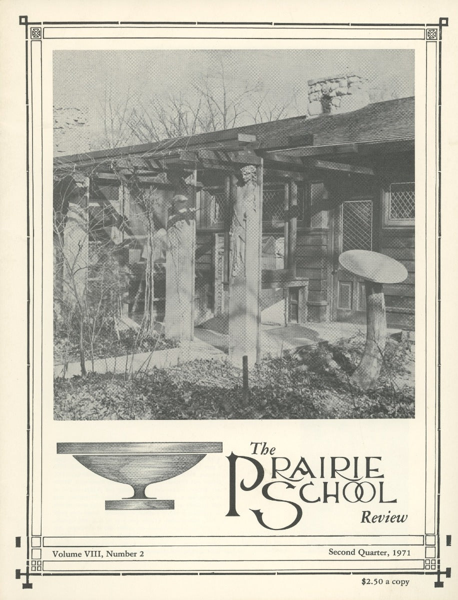 complete volume of  chicago-based prairie school review magazine, beginning in 1964 and ending in 1975