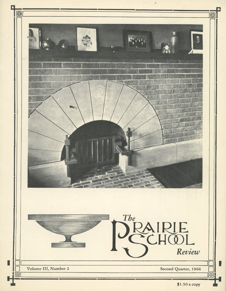 complete volume of  chicago-based prairie school review magazine, beginning in 1964 and ending in 1975