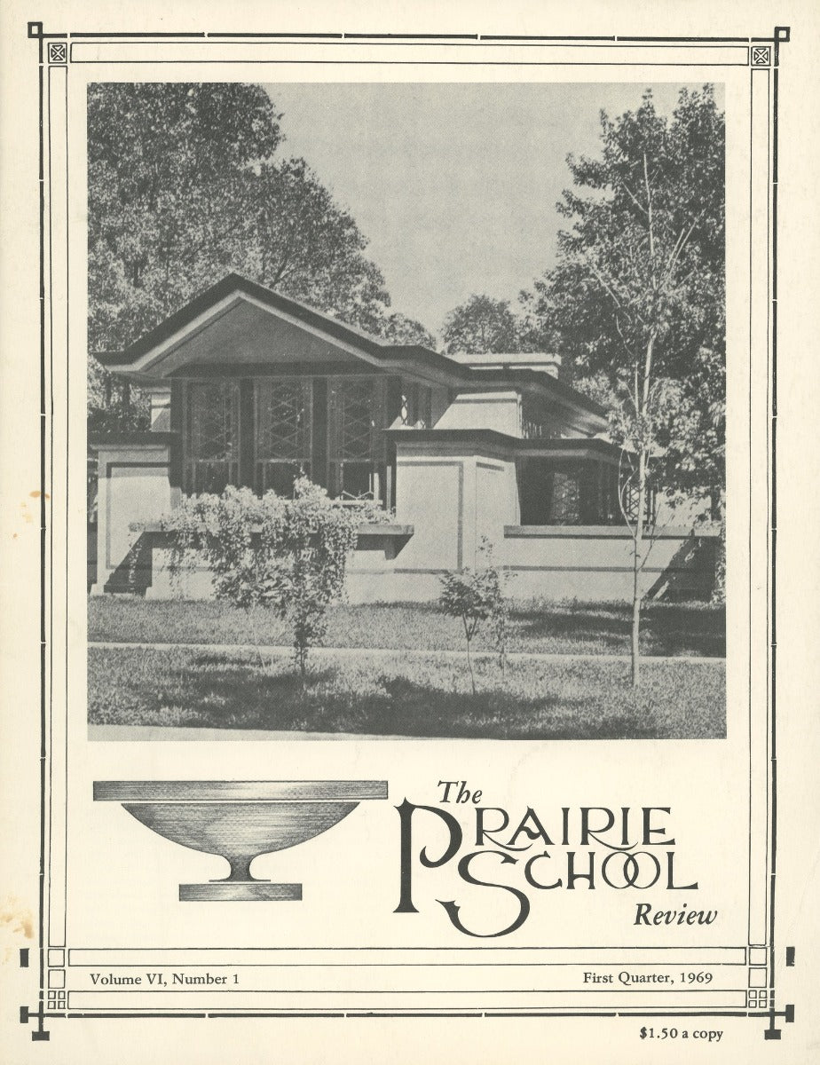 complete volume of  chicago-based prairie school review magazine, beginning in 1964 and ending in 1975